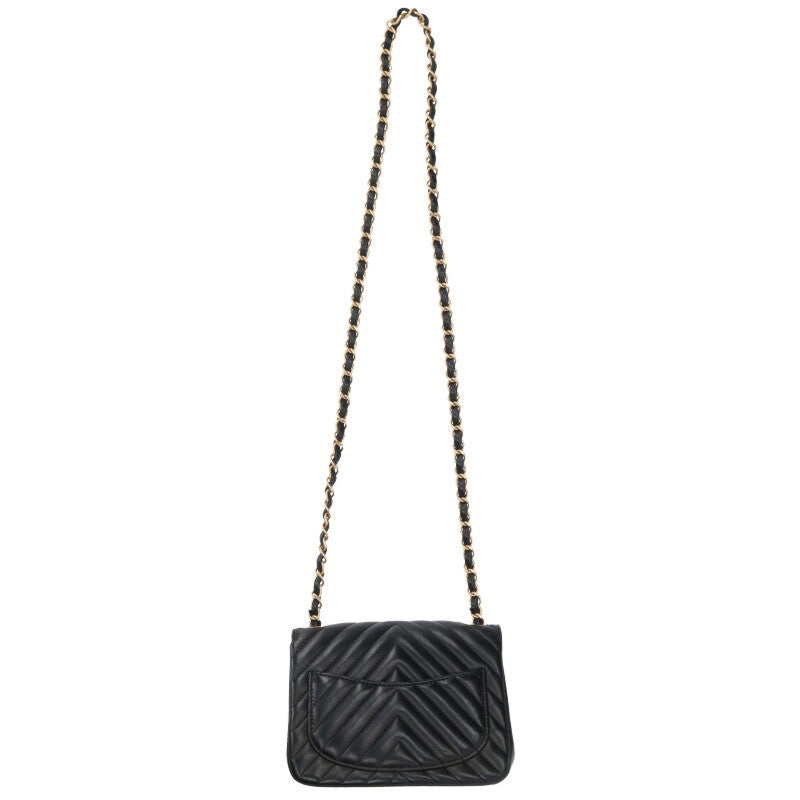 CHANEL Mini Matelasse 18 V-Stitch Chain Bag Size ONE SIZE