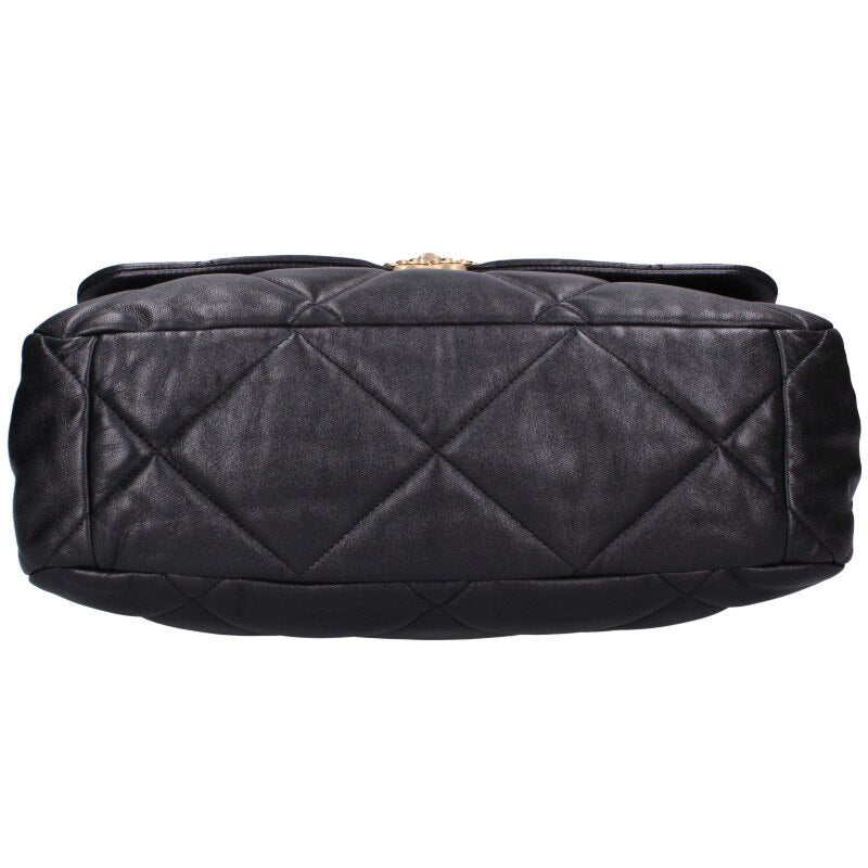 CHANEL CHANEL 19 Maxi Flap Shiny Lambskin Size ONE SIZE