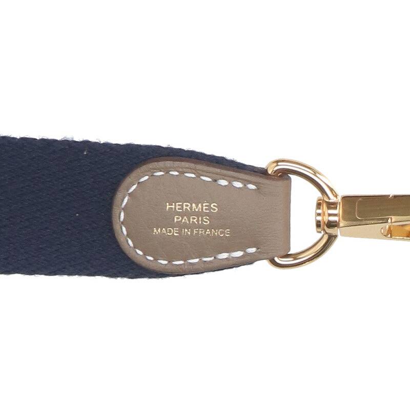 HERMES Evelyne TPM W-Stamp Clemence Etoupe Bag Size ONE SIZE