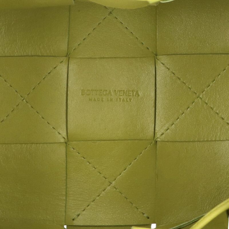 Bottega Veneta Leather Shoulder Bag Yellow