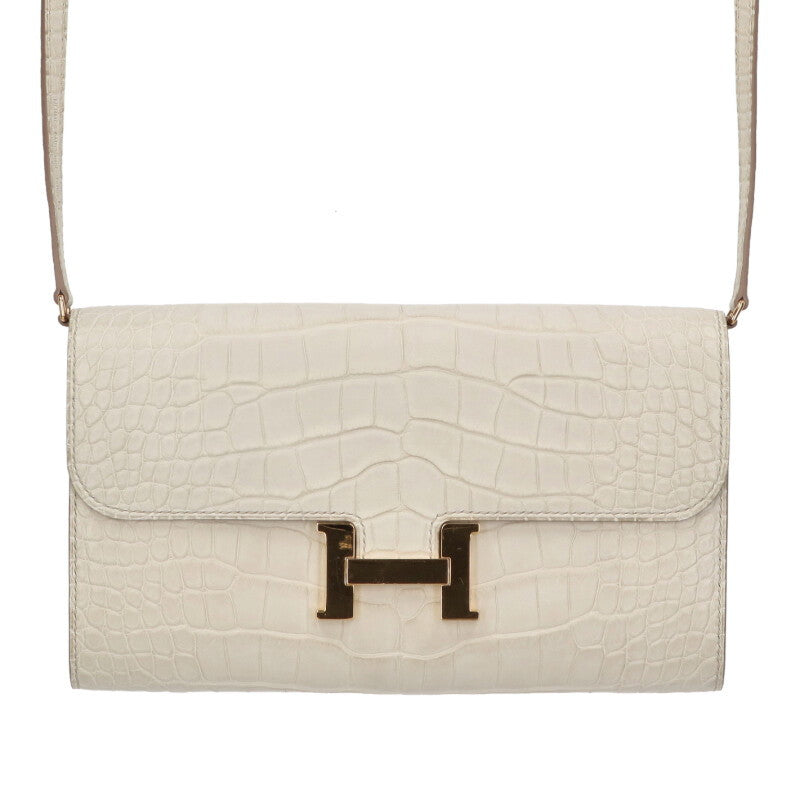 HERMES Constance Long ToGo K-Stamp Alligator Size ONE SIZE