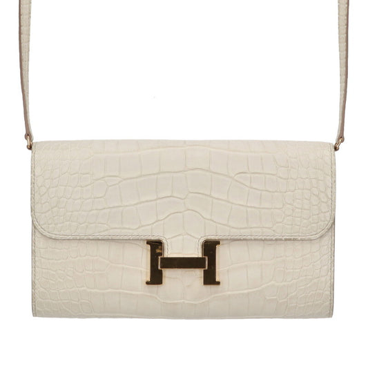 HERMES Constance Long ToGo K-Stamp Alligator Size ONE SIZE
