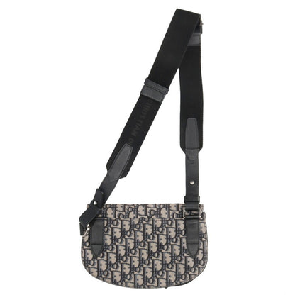 DIOR Saddle Oblique Jacquard Calfskin Shoulder Size ONE SIZE