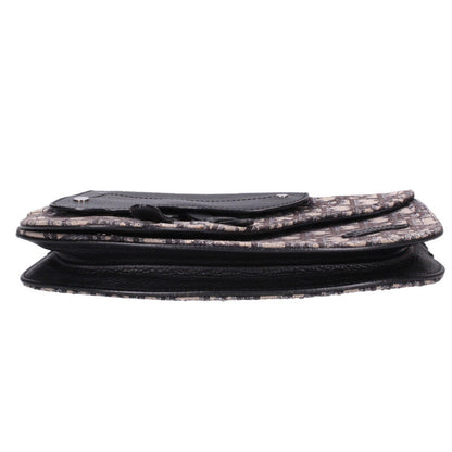 DIOR Saddle Oblique Jacquard Calfskin Shoulder Size ONE SIZE