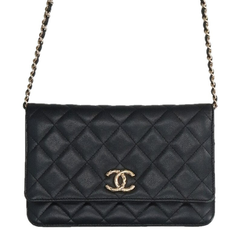 CHANEL Matelasse Chain Wallet Shoulder Bag Size ONE SIZE