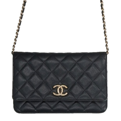 CHANEL Matelasse Chain Wallet Shoulder Bag Size ONE SIZE