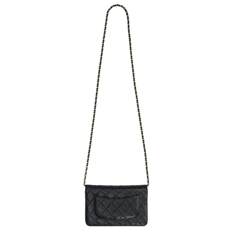 CHANEL Matelasse Chain Wallet Shoulder Bag Size ONE SIZE