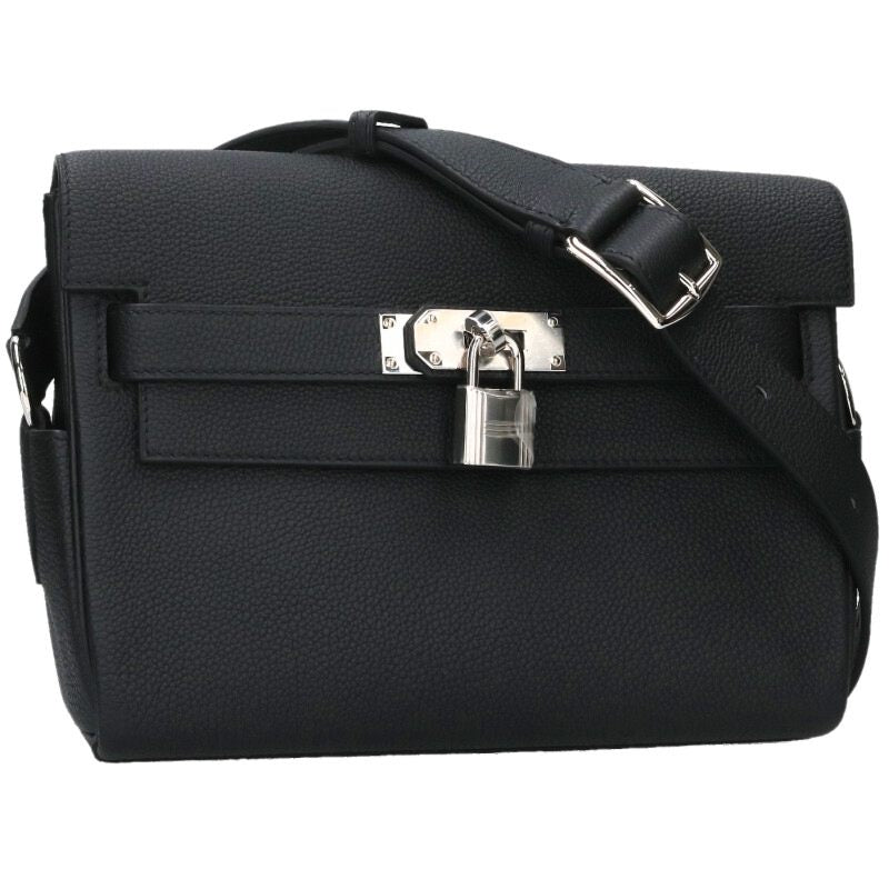 HERMES Kelly Messenger Togo Calfskin Leather Size ONE SIZE