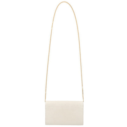 SAINT LAURENT PARIS Uptown Croc Embossed Size ONE SIZE