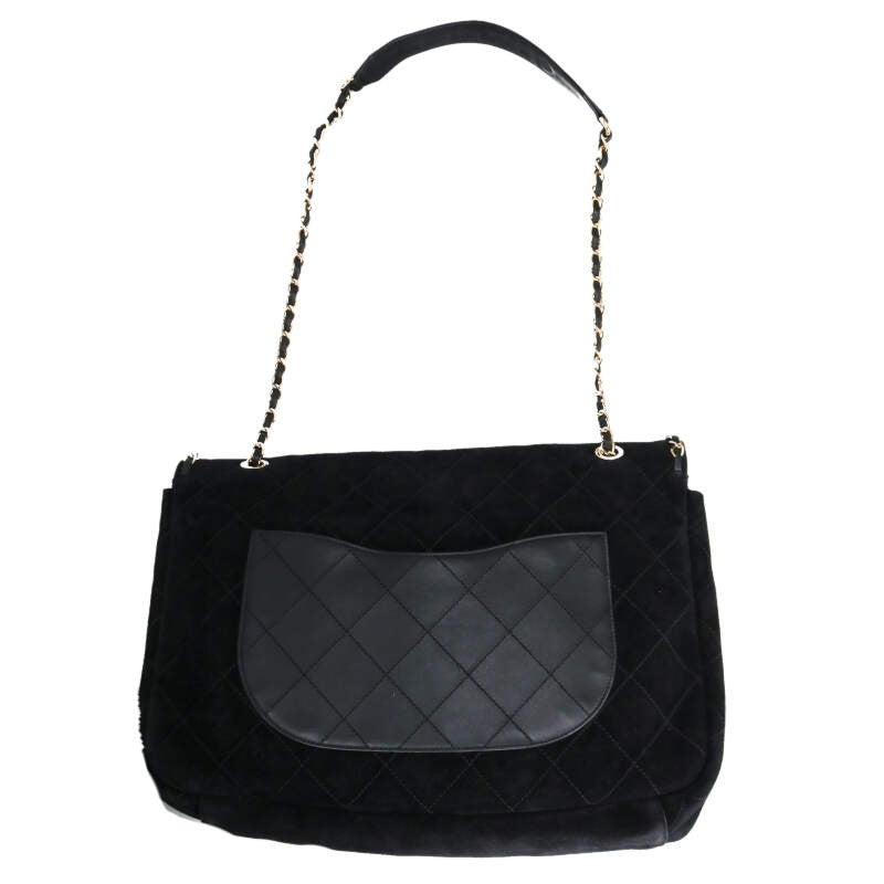 CHANEL x Pharrell Brag My Bag Quilted Suede Size ONE SIZE