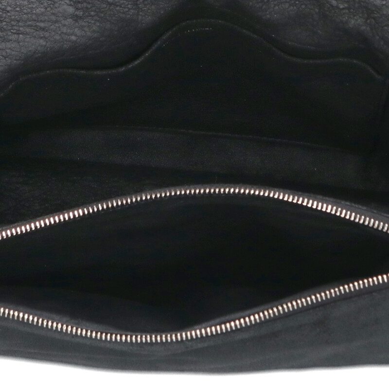 Rick Owens Leather Big Pillow Shoulder Bag Black Size UNI
