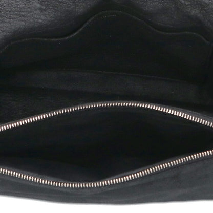 Rick Owens Leather Big Pillow Shoulder Bag Black Size UNI