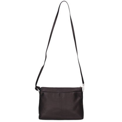 Rick Owens LCN Leather Shoulder Bag Black Size ONE SIZE