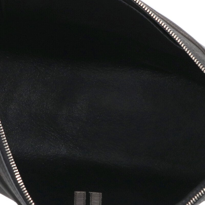 Rick Owens LCN Leather Shoulder Bag Black Size ONE SIZE