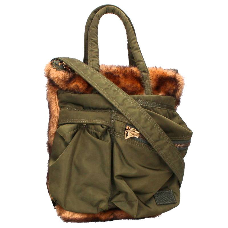 PORTER x Sacai Fur Nylon Shoulder Bag Size ONE SIZE