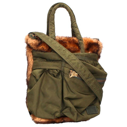 PORTER x Sacai Fur Nylon Shoulder Bag Size ONE SIZE