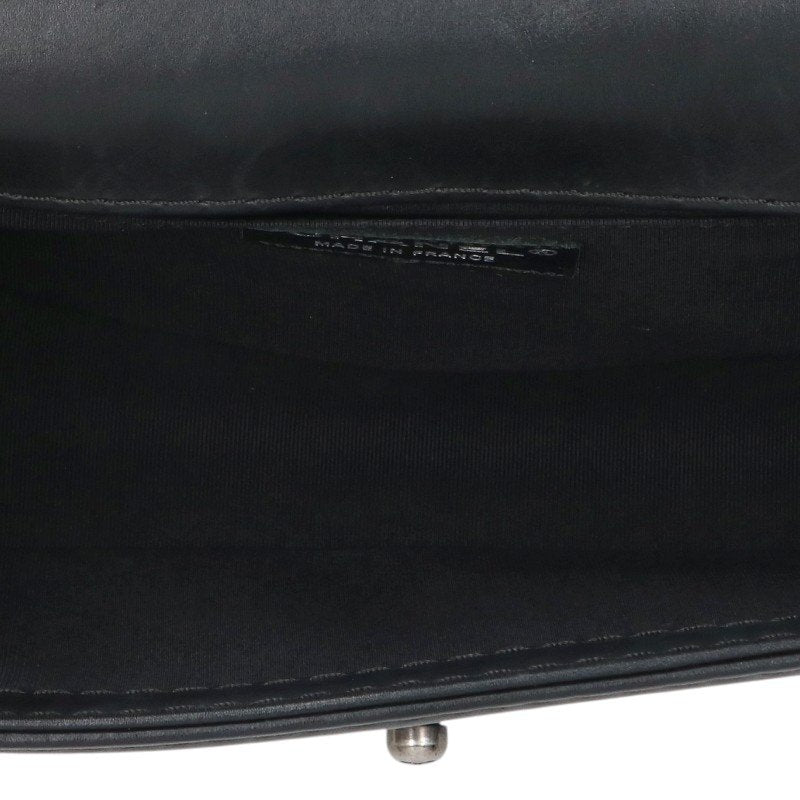 CHANEL Boy Chanel 25 Lambskin Chain Shoulder Bag
