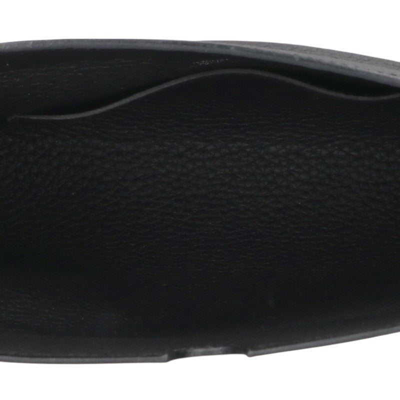 HERMES Black Vide Poche Togo Leather Shoulder Bag