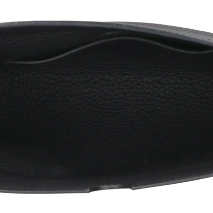 HERMES Black Vide Poche Togo Leather Shoulder Bag