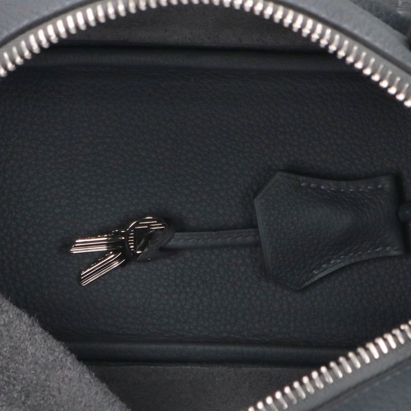 HERMES Bolide Messenger Dark Gray Silver H/W Bag