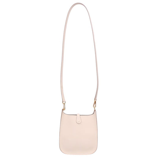 HERMES Evelyne Sellier Epsom Off-White Gold Shoulder Bag Size TPM