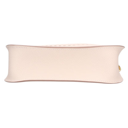 HERMES Evelyne Sellier Epsom Off-White Gold Shoulder Bag Size TPM