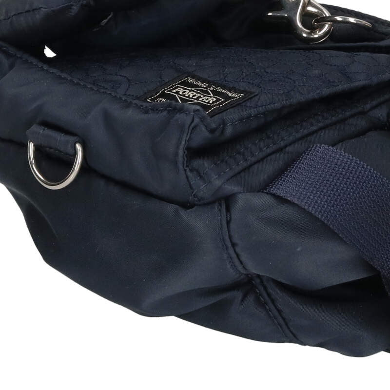 PORTER Black Flower Cushion Waist Bag Size ONE SIZE
