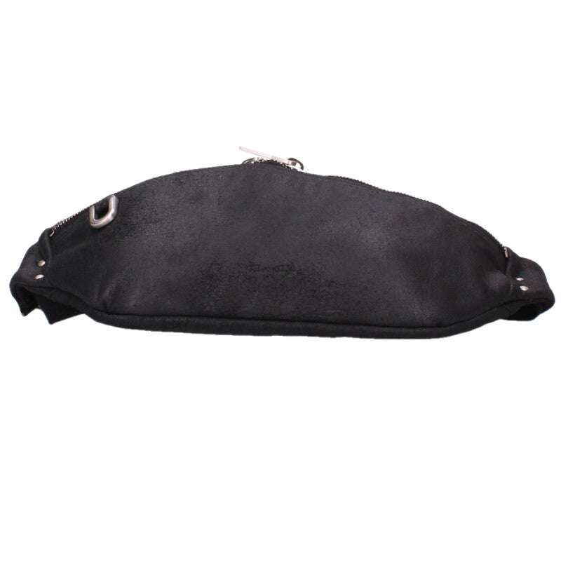 Rick Owens LBA Leather Double Zip Waist Bag Size ONE SIZE