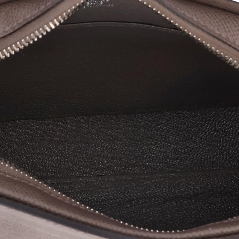 HERMES City Cross Veau Epsom Etain Waist Bag