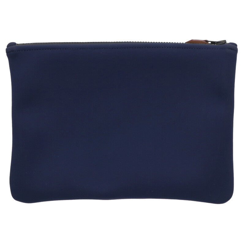 HERMES Neobain MM Logo Embossed Flat Pouch Size ONE SIZE