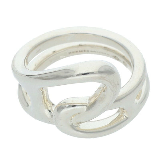 HERMES Chaine d'Ancre Punk Silver Ring Size ONE SIZE