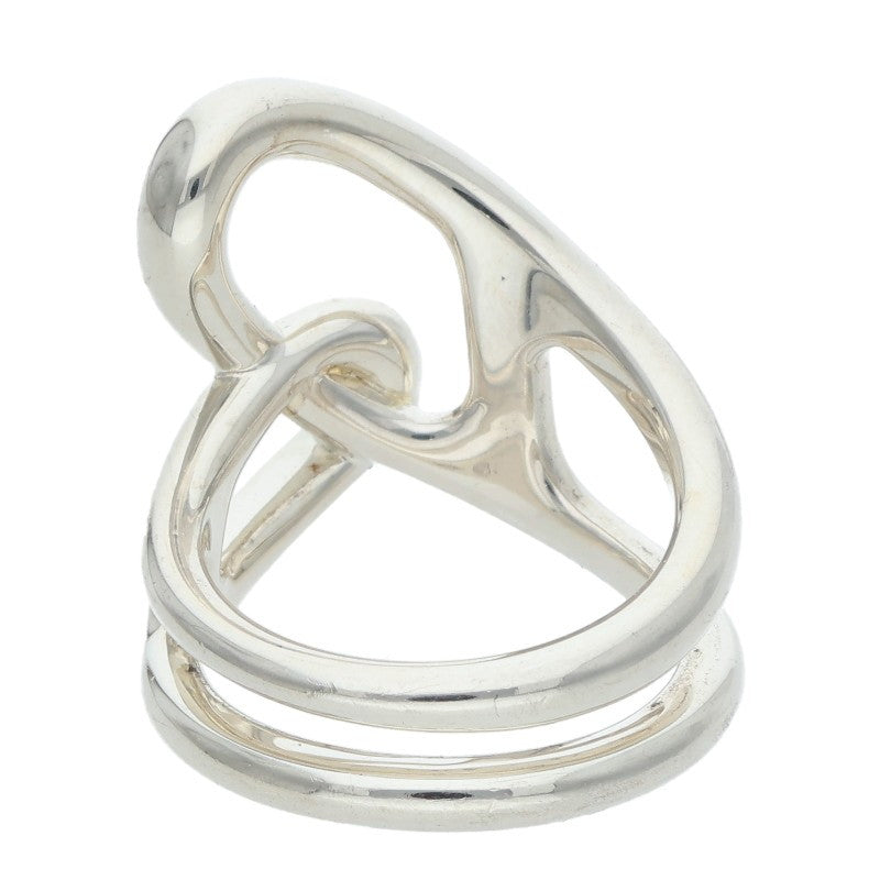 HERMES Chaine d'Ancre Punk Silver Ring Size ONE SIZE