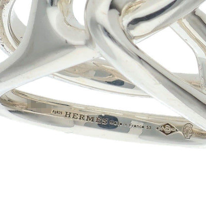 HERMES Chaine d'Ancre Punk Silver Ring Size ONE SIZE