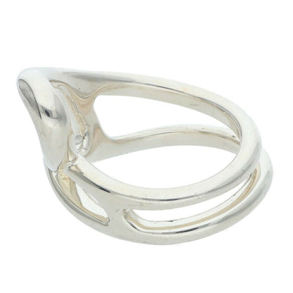 HERMES Chaine d'Ancre Punk Silver Ring Size ONE SIZE