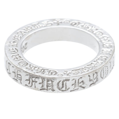 Chrome Hearts 18K 3mm Spacer White Gold Ring Size ONE SIZE
