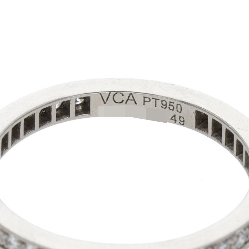 VANCLEEF & ARPELS Romance Eternity Platinum Size ONE SIZE