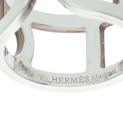 HERMES Ever Chaine d'Ancre Silver Ring Size ONE SIZE