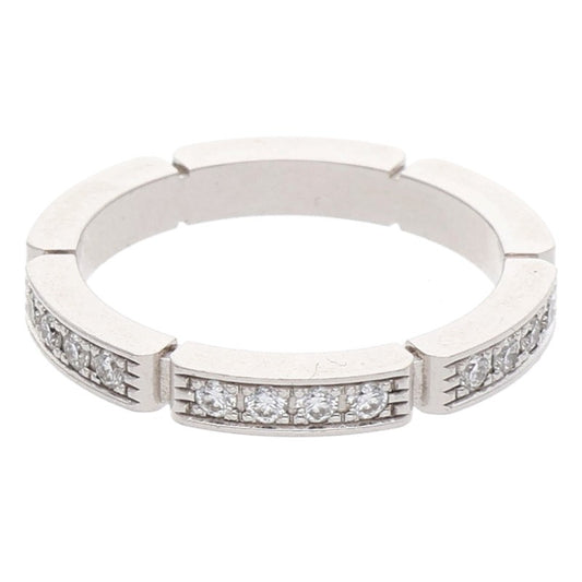Cartier Maillon Panthere K18WG Half Diamond Size ONE SIZE