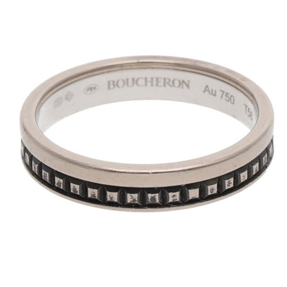 BOUCHERON Quatre Classique Half K18WG Black Size ONE SIZE