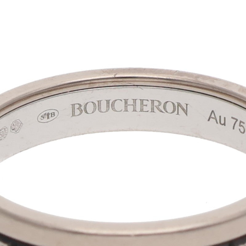 BOUCHERON Quatre Classique Half K18WG Black Size ONE SIZE
