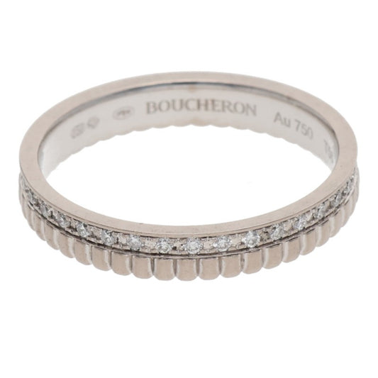 BOUCHERON Quatre Radiant Half K18WG Diamond Size ONE SIZE