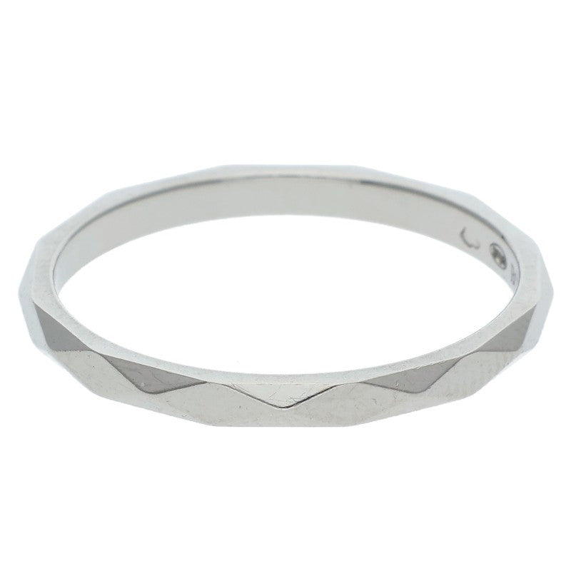 BOUCHERON Facette Small Pt950 Ring Silver Size ONE SIZE