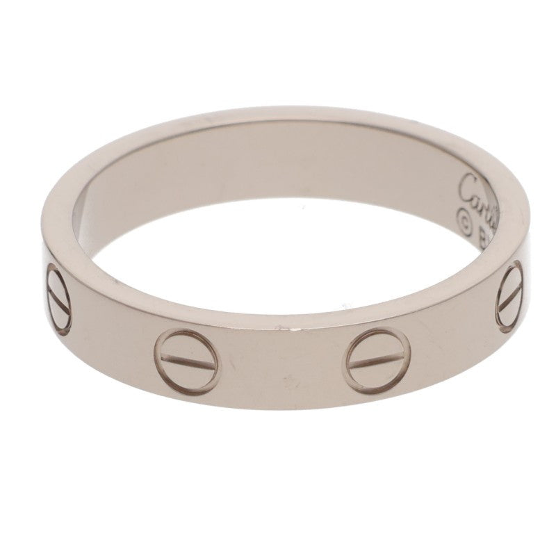 Cartier Mini Love K18WG Ring White Gold Size ONE SIZE