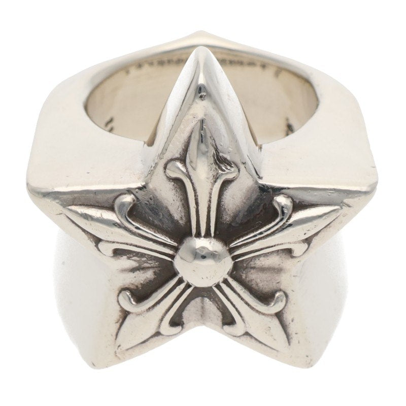 Chrome Hearts 925 Large Star Silver Ring Size ONE SIZE