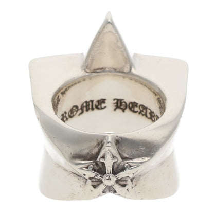 Chrome Hearts 925 Large Star Silver Ring Size ONE SIZE