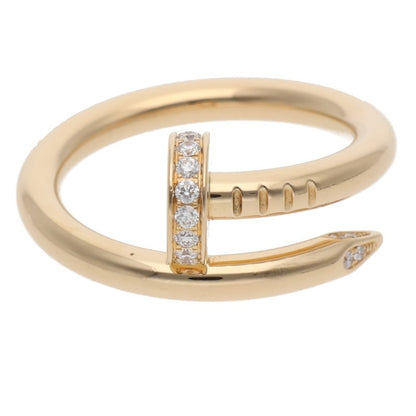 Cartier Juste Un Clou K18YG Diamond Ring Multi Size ONE SIZE
