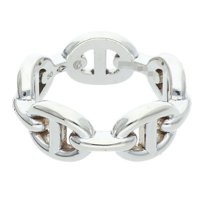 HERMES Chaine d'Ancre Enchainee PM Silver Ring Size ONE SIZE