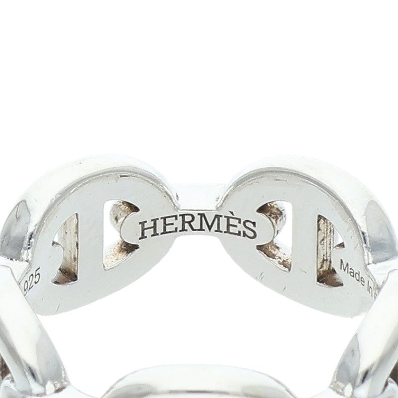 HERMES Chaine d'Ancre Enchainee PM Silver Ring Size ONE SIZE