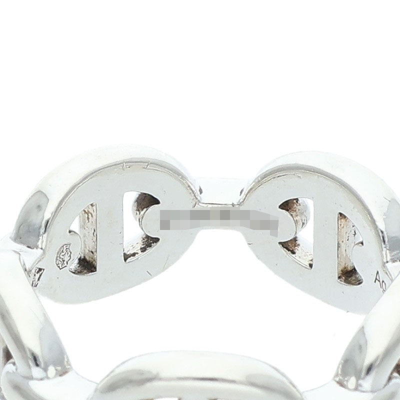 HERMES Chaine d'Ancre Enchainee PM Silver Ring Size ONE SIZE