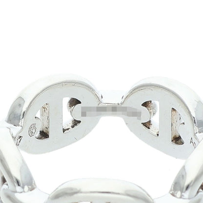 HERMES Chaine d'Ancre Enchainee PM Silver Ring Size ONE SIZE